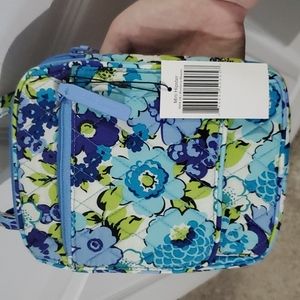 Vera Bradley Mini Hipster Crossbody Bag in Retired Pattern "Blueberry Blooms"